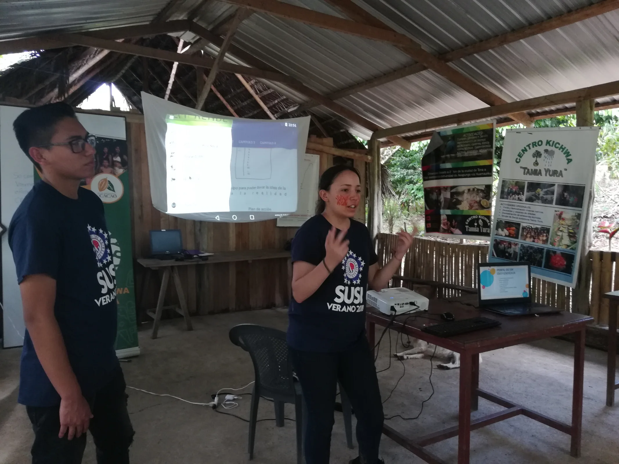Community workshop in the Ecuadorian Amazon